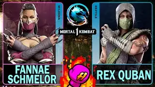 MK1 Фанна Шмелор (МИЛИНА) против Рекса Кубана (РЕПТИЛИЯ)🥊Mortal Kombat 1🥊4K 60ᶠᵖˢ