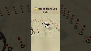 Driving School Car Game Level 4 😱 | Tight Turns & Parking Challenge #shorts