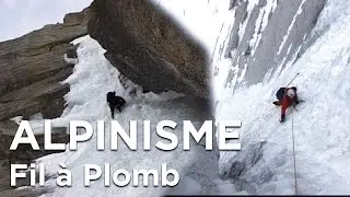 Le Fil à Plomb goulotte Rognon du Plan Aiguilles de Chamonix Mon-Blanc alpinisme montagne