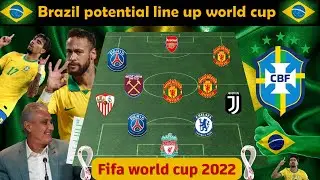 Best BRAZIL potential Line up world cup 2022