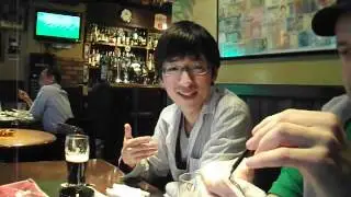 Happy Hour Guinnesses in Abbots Irish Pub   Roppongi   Tokyo   Japan   May 2012