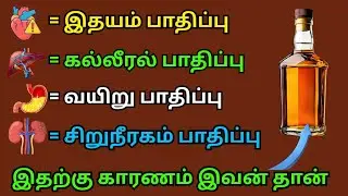 &ldquo;இதயம், Liver, Stomach, Kidney &ndash; எல்லாம் Why Damaged? காரணம் One Thing: Alcohol!&rdquo;
