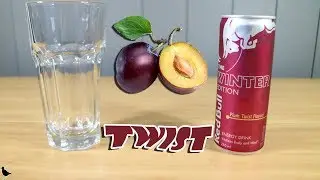 The Winter Edition Plum Twist Red Bull Energy Drink Taste Test Review | Birdew Reviews