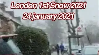 London snow  2021