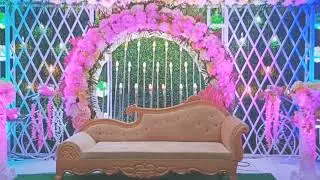 Reception Stage decor | Apu's Art |