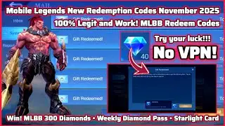 Новые коды погашения Mobile Legends 2 от 6 ноября 2025 г. &mdash; коды погашения MLBB + бесплатный пода...