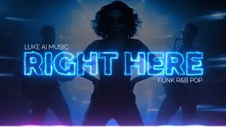 Right Here &mdash; Lyrics Visualizer | Luke Ai Music | High Energy Funk R&B Pop