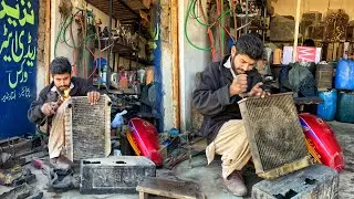 How to Clean a Radiator I Restoration of a radiator |