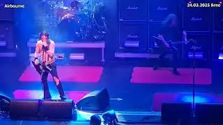 Airbourne koncert Brno, 24.03.2025
