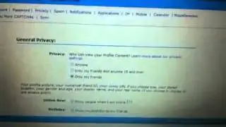 How to make myspace 2.0 private