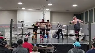 Kaden Brooks and Wildthing Chuck Mcroberts vs Big and Tasty  for AWA Midwest tag team championship