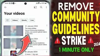 Too many strike due to community guidelines strike you can't upload video at this time, #youtube