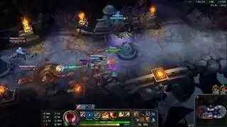 league of legends 1v3 lee sin play