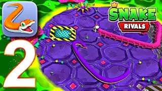 Snake Rivals - snakes io game - Gameplay walkthrough Part 2 (iOS - Android)