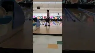 Bowling Two handed practice shots
