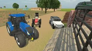 🔴 LIVE | Tractor Pulling King 🚜👑 | IVS 3DLIVE Tractor Mud Rescue 🚜 | Indian Vehicle Simulator 3D