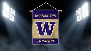 Washington Huskies House Banner Flag