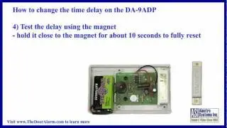 Alectro Systems Freezer/Fridge Door Alarm with Adjustable Delay - Installation and Operation