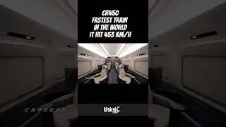 CR450 - Fastest Train in the world. #trainjourney #transport #tech