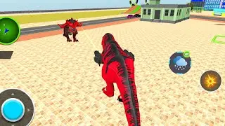 Dino Robot Transformation multi Robot New Mega Fight in City Game - Android Gameplay 5