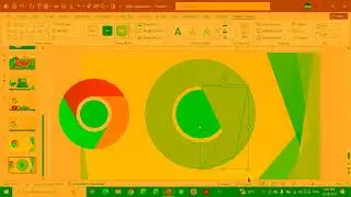 របៀបធ្វើ Logo Chrome តាមកម្មវិធី Microsoft PowerPoint 