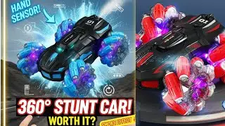 Hand Sensor Watch RC Car UNBOXING: Smoke Effect & 360&deg; Rotation! WORTH IT?