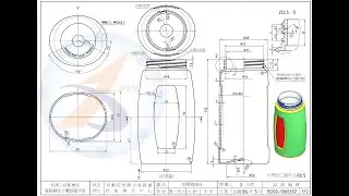 SolidWorks Drawings 15200-1060302-1/3 塑膠瓶身(1/3)：如何高效製作符合製圖標準的工程圖(直播) 20260121(周三) 晚上8點30 #solidworks