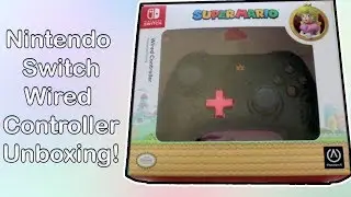 Nintendo Switch Wired Controller Unboxing! - Princess Peach Shadow Edition | ItsBecky