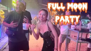 FULL MOON party in paradise beach Patong Phuket #travel #kimmykalel #thailand #vlog #fullmoon