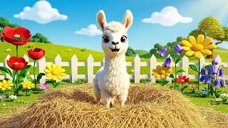 Minecraft Baby Llama Knocked Over a Pile of Blocks | Kids Songs & Nursery Rhymes