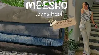 Meesho Jeans Haul Under ₹700/- Meesho Cargo,highwaist Jeans#meeshojeanshaul #meeshojeans #meeshohaul