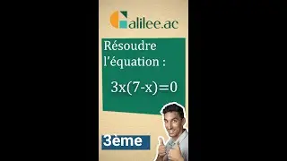 R&eacute;soudre une &eacute;quation du 2nd degr&eacute; ax(b-x)=0 - Exercice Corrig&eacute; - Maths Troisi&egrave;me