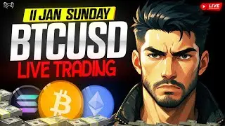 Crypto Live Trading In Hindi | 11 Jan Live Trading | BTC | ETH | #crypto #btc