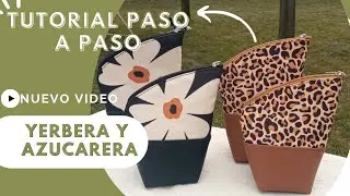 Aprende a hacer YERBERA y AZUCARERA de tela fácil