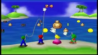 Mario Party (Nintendo 64) - Longplay on Luigi's Engine Room (50 Turns)