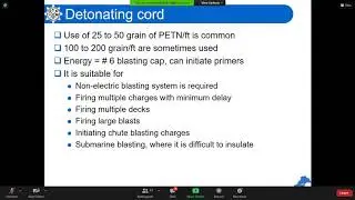 Explosives Engineering Lecture 6.8.2021