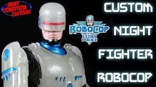 Custom Night Fighter Robocop with Gun Arm Action Figure by Mint Condition Customs