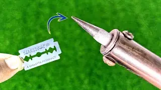 Soldering iron new tricks - How to make an easy styrofoam cutter using a soldering iron and blade