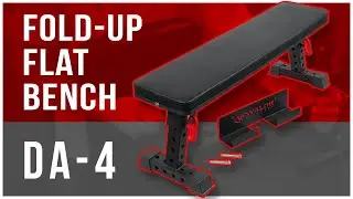 Fold-Up Flat Bench | Valor Fitness