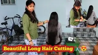 Long Hair Cutting Vlog | Very Long Hair Cutting style for Girls @KanchanDailyLifeStyle #haircut 