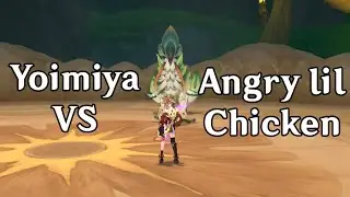 Genshin 3.5 abyss - Yoimiya cooks some chicken
