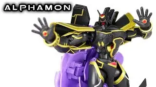 Digivolving Spirits ALPHAMON Digimon Action Figure Review