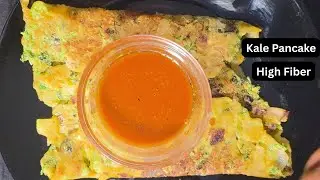 Wheat Kale Pancake - Adai 🌿 | Healthy Breakfast Dinner - High-Fiber & Healthy