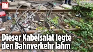 Sabotage an der Deutschen Bahn: Angriff auf die deutsche Infrastruktur