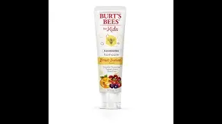 Burt's Bees for Kids Fruit Fusion Fluoride Free Toothpaste Product Review