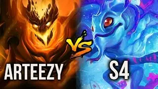 Arteezy SF vs s4 Puck  China MMR Dota 2 with Bulldog, Aui,1437