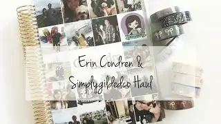 Planner Haul | Erin Condren & Simplygildedco| $10 OFF FOR ERIN CONDREN IN DESCRIPTION BOX!