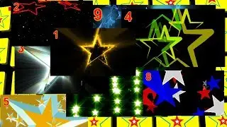 Звёздные переходы Digital Juice Swipes! 09: Super Star 2 часть 10 шт