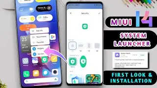 🇮🇳 Official Install Miui 14 Stable Launcher With Super Icon | Miui 14 System Launcher & Wallpapers