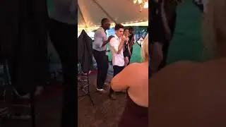 James Massone And Jermaine Paul at James&rsquo;s sisters wedding